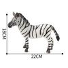 Pvc Charming Zebra Figurine Nature Inspired Realistic Animal Model For Collectors