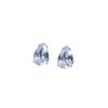 Delicate Water Drop Shaped Stud Earrings Luxury Silver Color Crystal CZ Ear Earrings for Women Fashion Versatile Jewelry