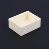 1Pcs High Purity High Temperature Resistant Multiple Sizes Ceramic Crucible 99% Alumina Square Crucible For Laboratory