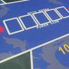 Tragbare Gummi-Poker-Matte Tischplatte Oberfläche Geräuschreduzierung Poker-Tischplatten-Layout für Kartenspiele