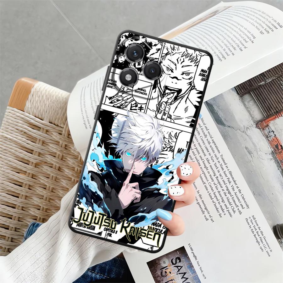 

Soft Back Phone Cover Case for Honor X8 X9 X7 X7a X9c X9a 90 Lite 8X 70 Anime J-Jujutsu K-Kaisen Honor X7