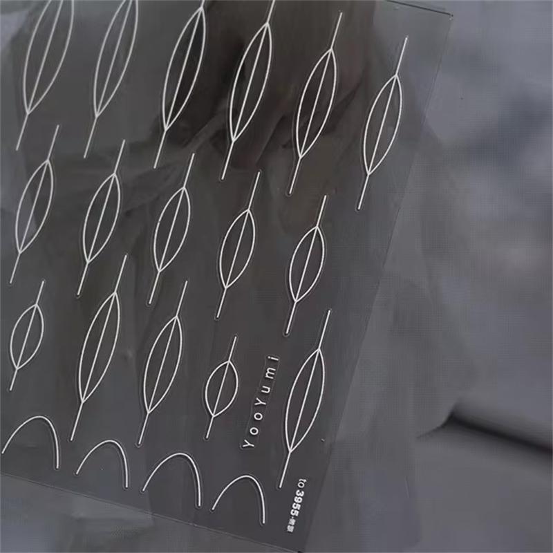 1PCS French Jelly Nail Stickers Dreamy Bubble Meteor Butterfly Star Moon Self Adhesive Stickers For Nail DIY Nail Art Decoration
