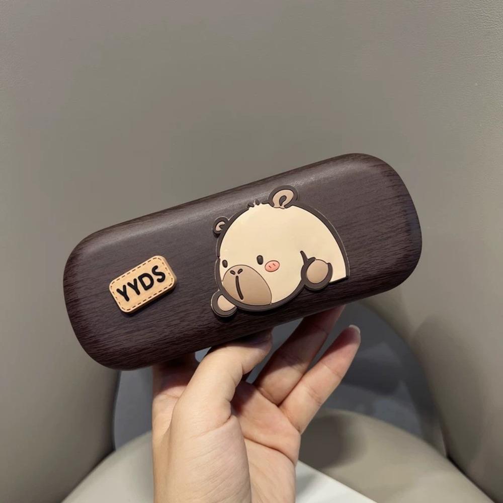 

Portable Glasses Case Anti-Pressure Eyewear Protector New Capybara Print Eyeglass Case