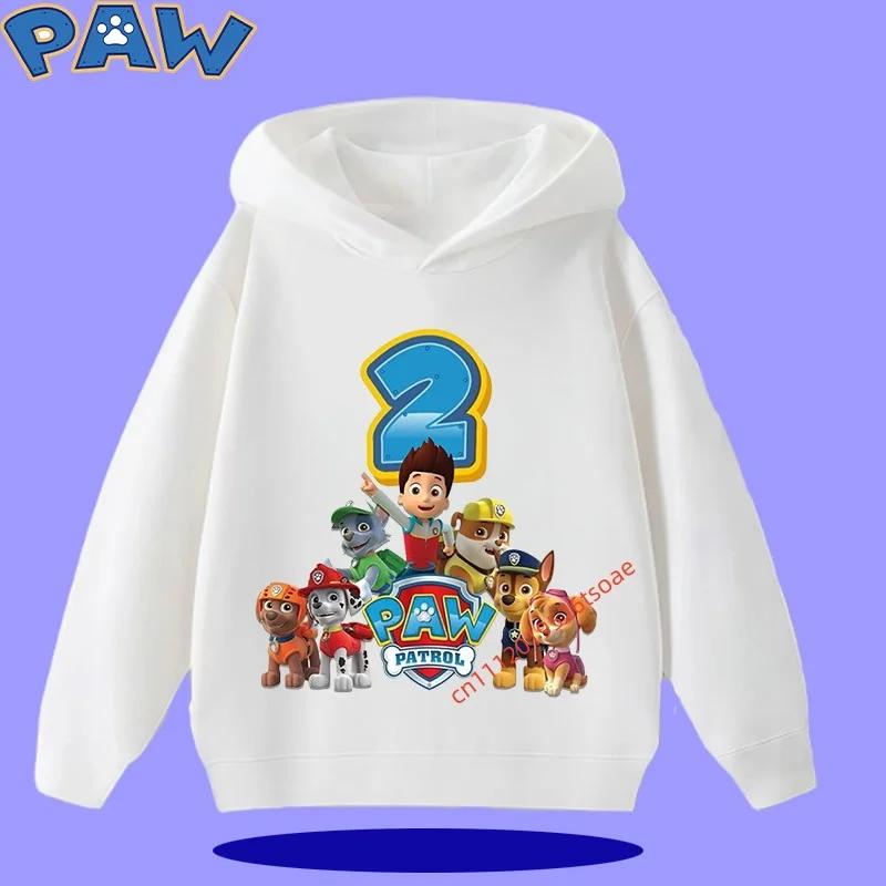 PAW Patrol Kids Hooded Sweatshirt 2026 New Style Boys' Sport Shirt Girls' Casual Shirt Sweatshirt Cartoon Print