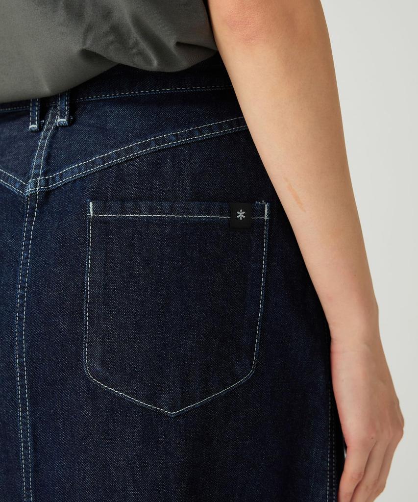 Snow Peak TAKIBI Denim Skirt Indigo 2 SK-25AW003 Women's