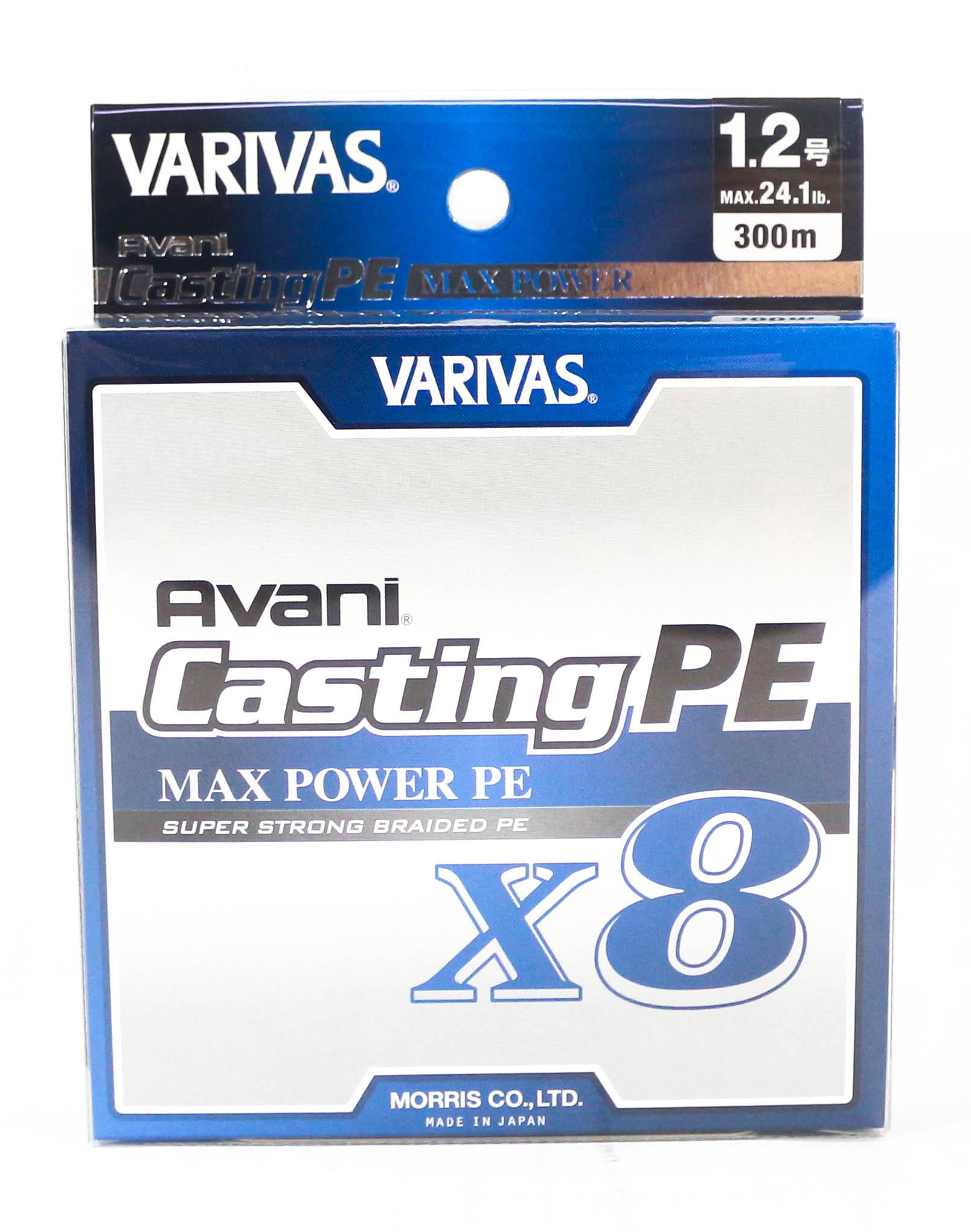 

Линия Varivas PE New Avani Max Power Casting X8 300 м PE 1,2 24,1 фунта (8548)