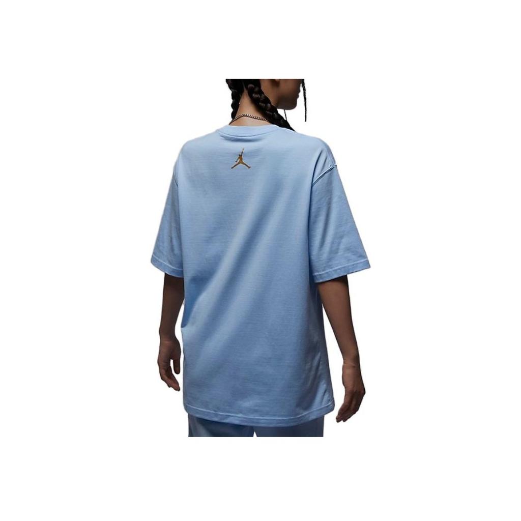 Jordan American Retro Dopamine Letter And Number Print Sport Casual Loose Breathable Round Neck Short Sleeve Drop Shoulder T-Shirt FQ0362-456