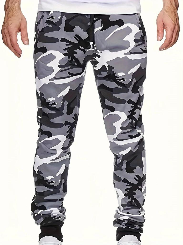 2024 Men's British Style 3D Printed Sports Casual Trousers