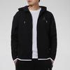 Jordan Printed Fleece-Lined Warm Sports Hooded Jacket Men Outerwear Black CV2356-010