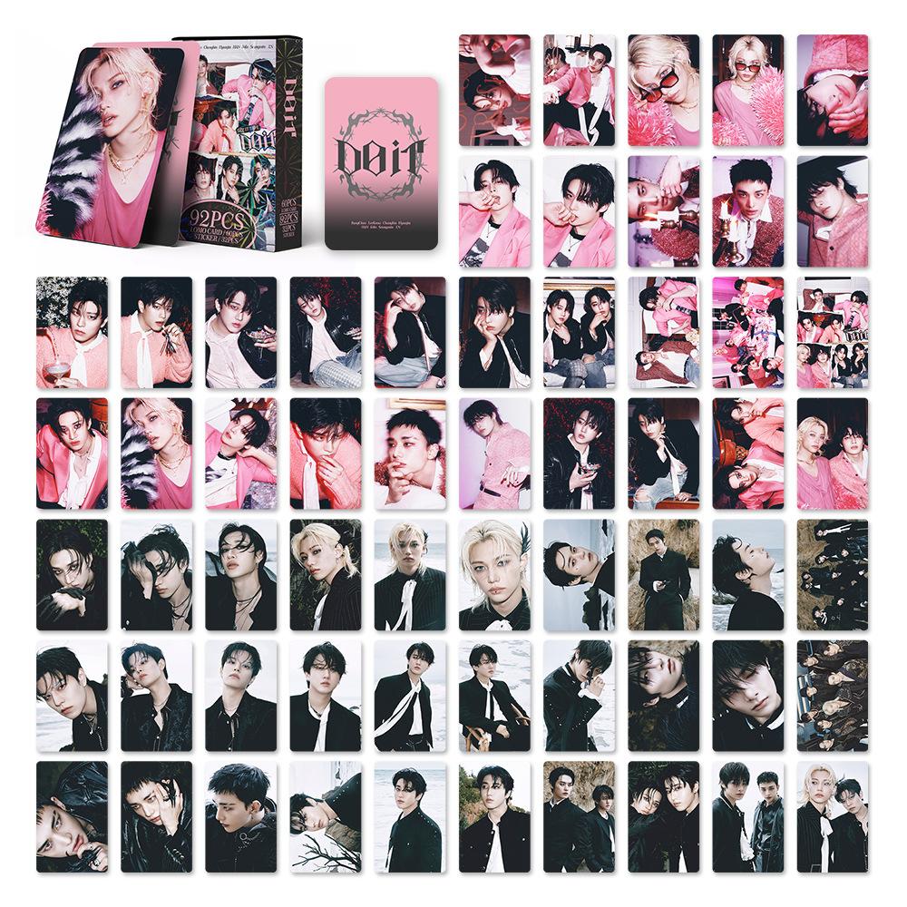 KPOP 92 Star Cards Stray Children "DO IT Latest Special Po Card SKZOO bangchan leeknow hyunjin LOMO Card Stickers Collection Card