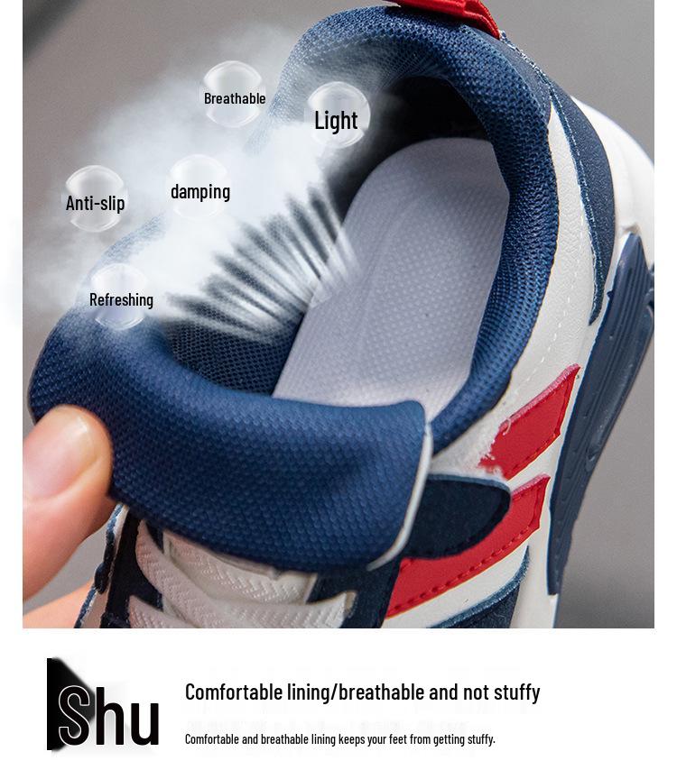 Jarní ležérní sportovní boty pro děti 2026 - Módní a univerzální tenisky pro batolata a starší děti