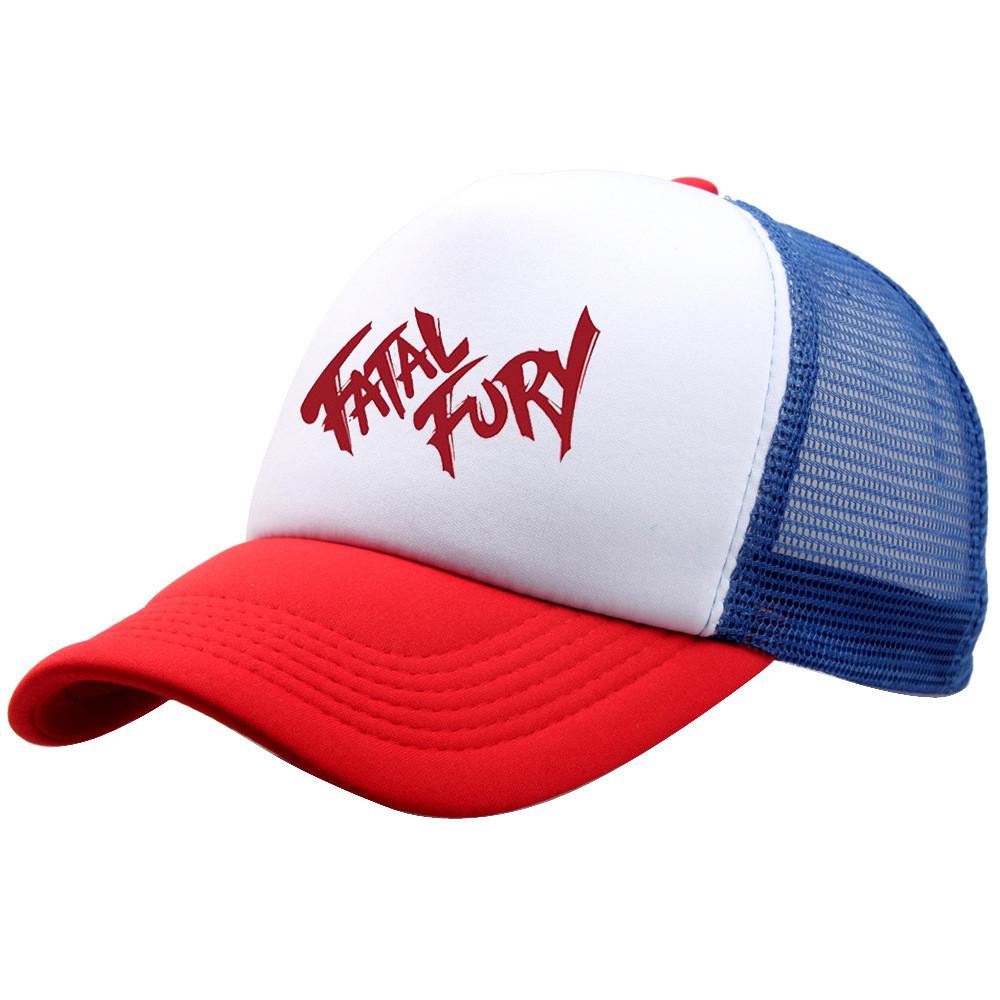 Fatal Fury Cartoon Cotton Baseball Cap With Adjustable Fit For Summer Outdoor Wear