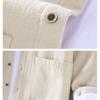Winter Warm Shirts for Men Chinese Style Traditional Stand Collar Disc Buckle Shirts Male Thicken Casual Tops Cotton Linen Fleece Jacket