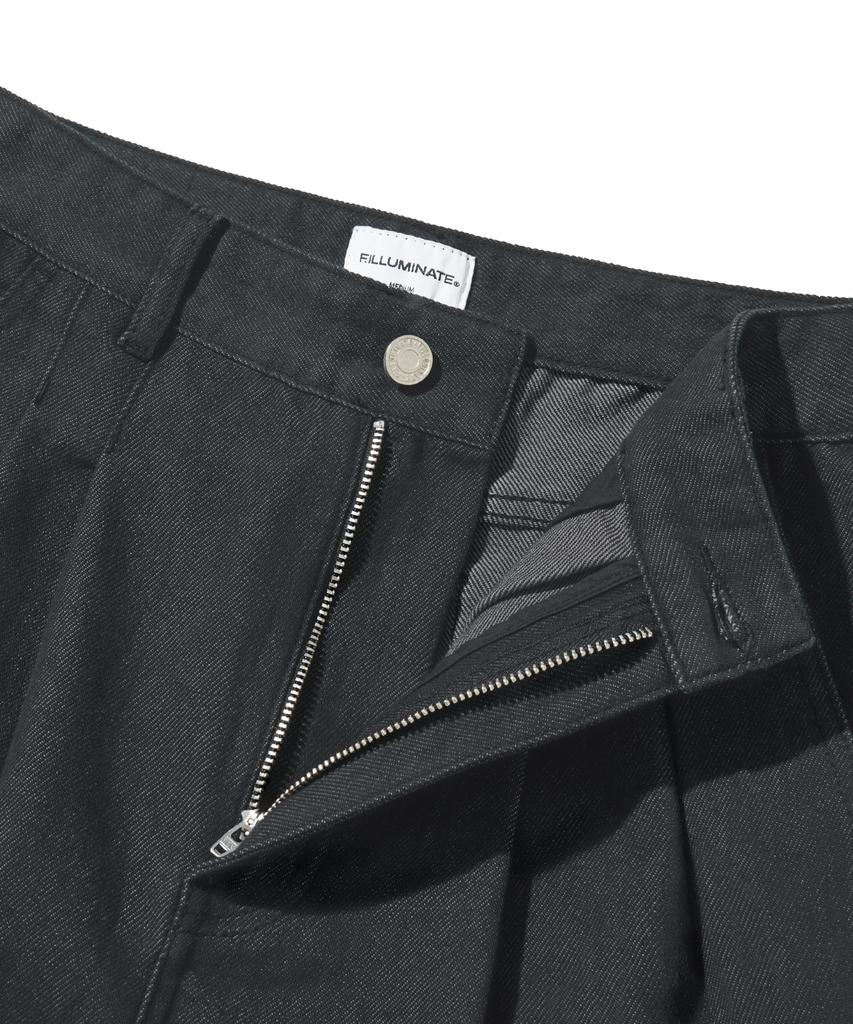 FILLUMINATE (W) Two-Tuck Wide Pants - Black