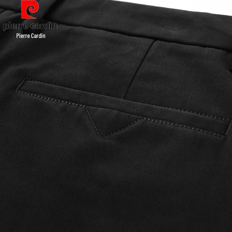 Pierre Cardin Men's Summer Breathable Cotton Straight-Leg Casual Pants