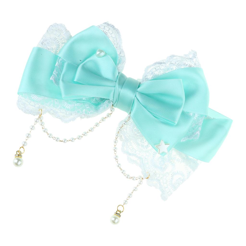 Elegant Kids' Tassels Hairpin with Sturdy Pearls and Bowknot Suitable for Birthdays and Celebration Stylish Outfits
