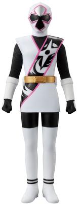 Shuriken Sentai Ninninger Sentai Hero Series 04 Bílý Ninja