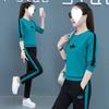 Women's Spring-Autumn Sportswear Set - Korean Style Loose Long-Sleeved Large Size Running and Casual Clothing Two-Piece Set
