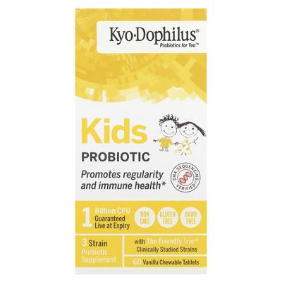 Children's Probiotic, Vanilla, 1 Billion CFU, 60 Chewable Tablets
