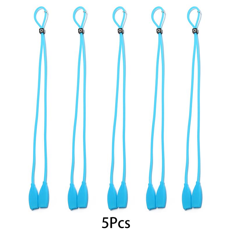 5 Pieces Per Set Adjustable Elastic Glasses Strap Soft Anti-slip Silicone Eyeglasses Rope High Quality Eyewear Lanyards