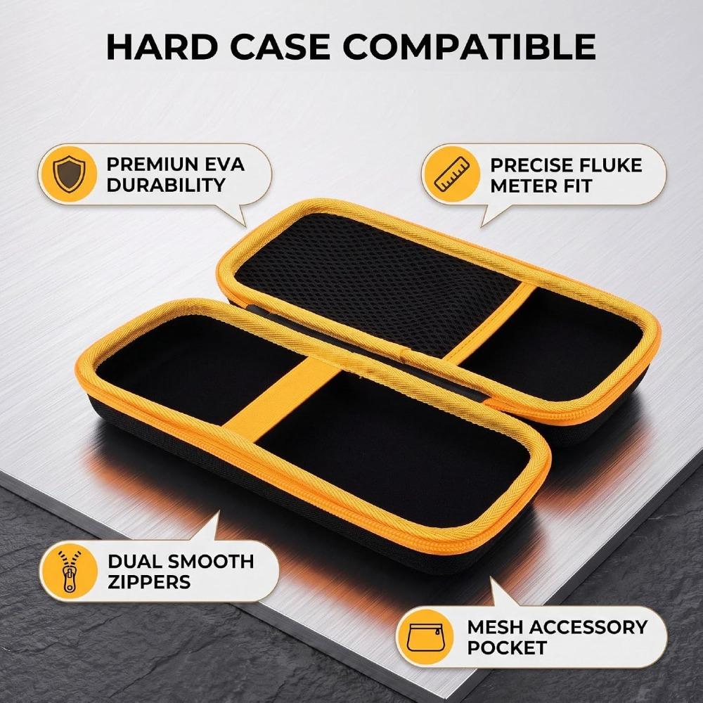 Black Multimeter Storage Bag EVA Portable EVA Case Durable Shockproof Tool Box