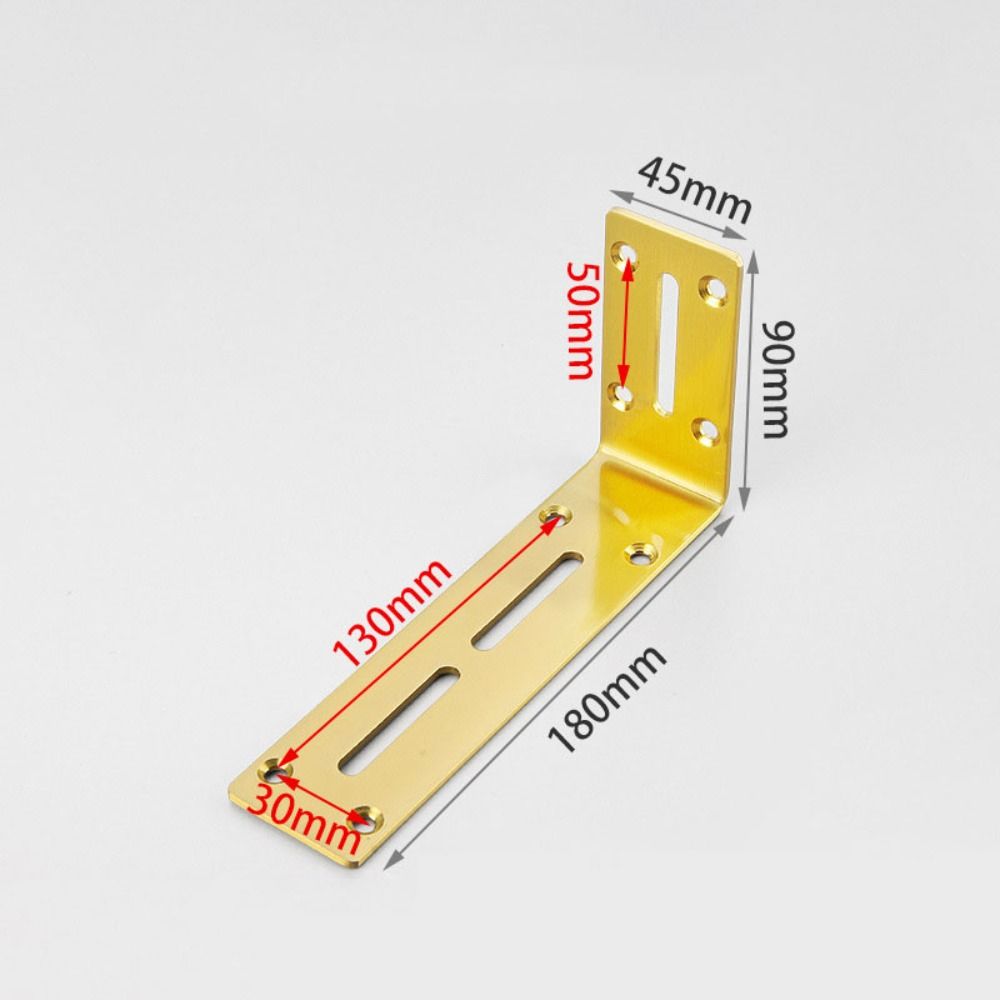 Universal Stainless Steel Corner Brackets 90 Degree L-Shaped Joint Bracket 4 Holes 6 Holes Bracket Fastener Furniture