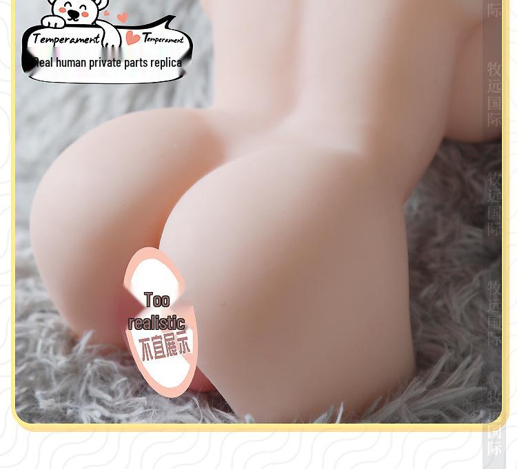 Half-Body Male Masturbator: Realistic Solid Doll Simulation