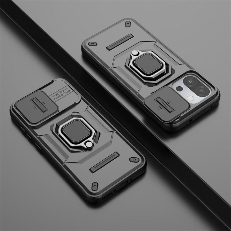 For OnePlus 13T Case Slide Camera Len Cases OnePlus 13T 13s Cover Funda Shockproof Armor PC Stand Phone Cover For OnePlus 13T