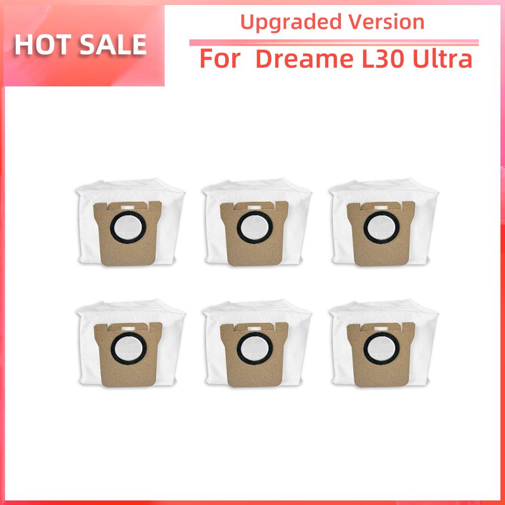 Compatible for Xiaomi Dreame L30 Ultra Robotic Vacuum Main Side Brush HEPA Filter Mop Pad Dust Bag Replacement Parts Accessories