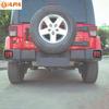 Rear Fog Lamp Protector Cover Light Taillight Metal Decoration For Jeep Wrangler JK 2007-2017 Exterior Accessories