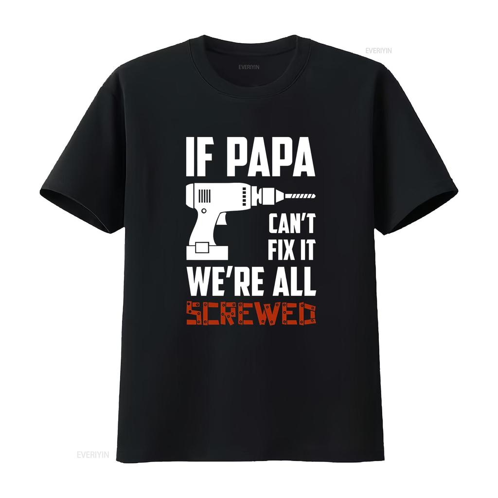 Papa T-Shirt Vatertag Papa s von Tochter Sohn Opa Väter Lustig vintage Gewaschen Grafik Lässig Weich Bequem Atmungsaktiv