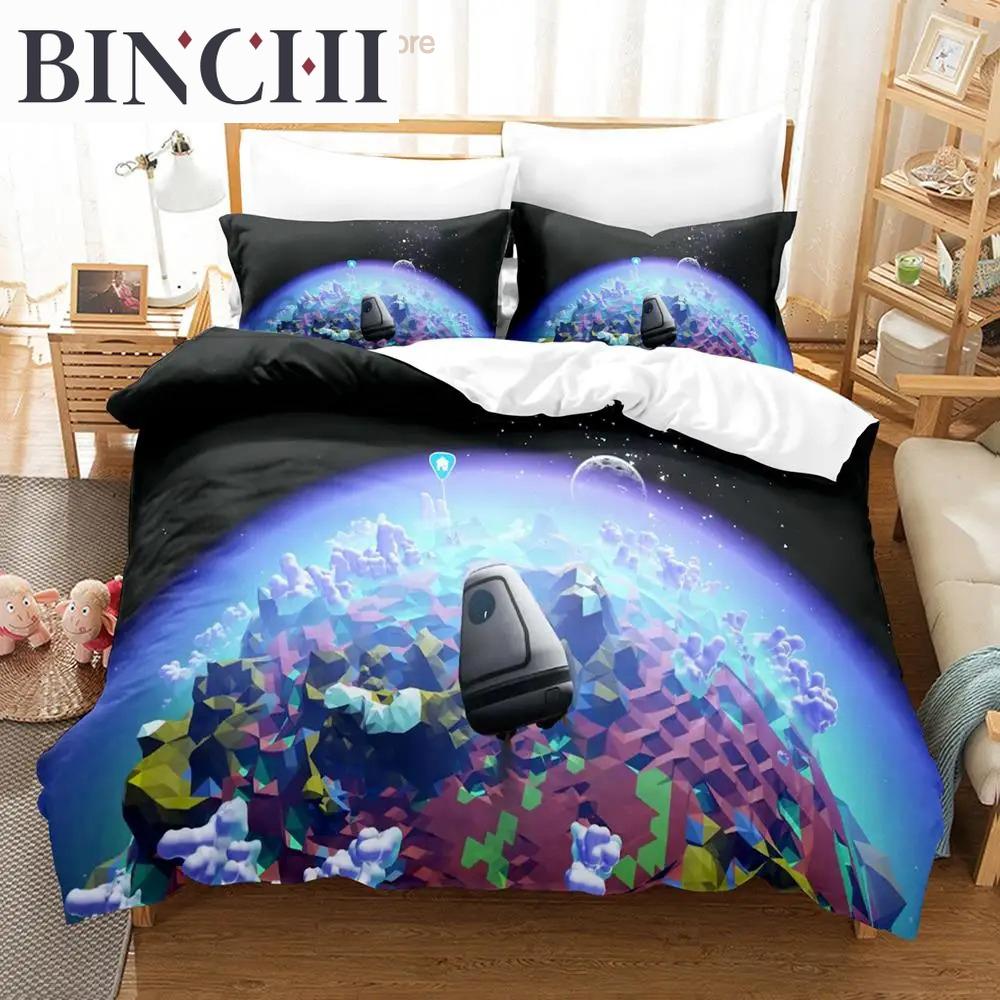 Astroneer Bedding Set Single Twin Full Queen King Size Bed Set Aldult Boys Bedroom Duvetcover Sets 3D Print Game Bed Sheet Set