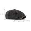 Cotton Octagonal Cap Men British Vintage Newsboy Cap Berets Paintsman Cap