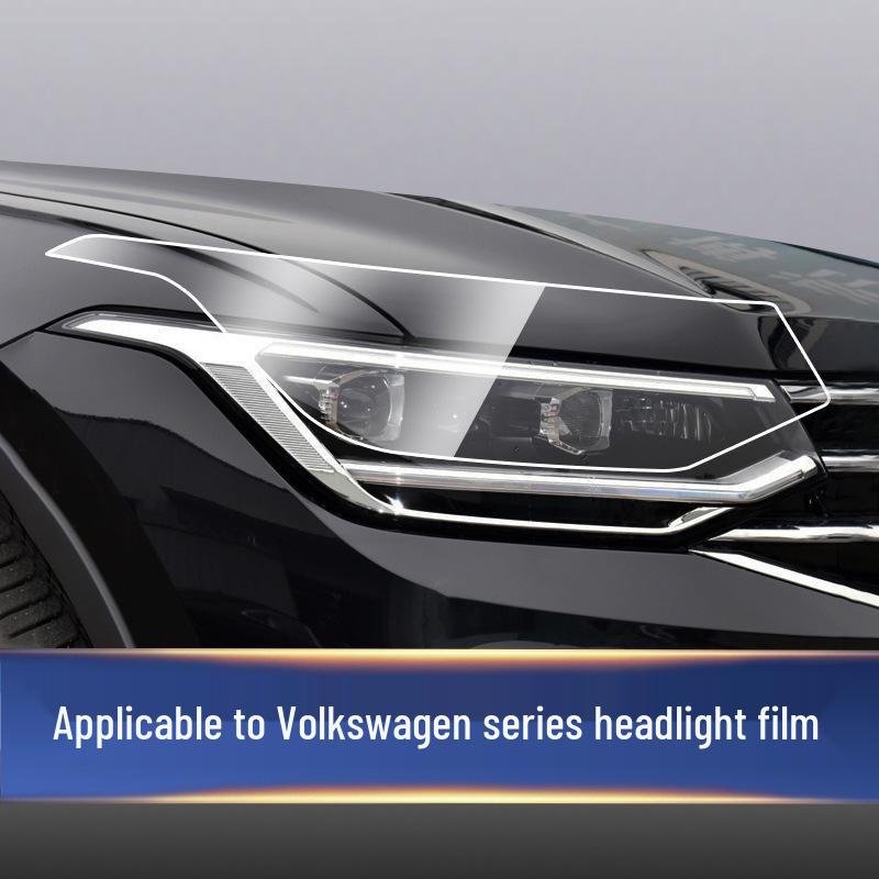 Volkswagen Headlight Film for Teramont X, Tiguan X, Touareg, Tharu, Sagitar, Golf, Viloran, and T-Roc models.