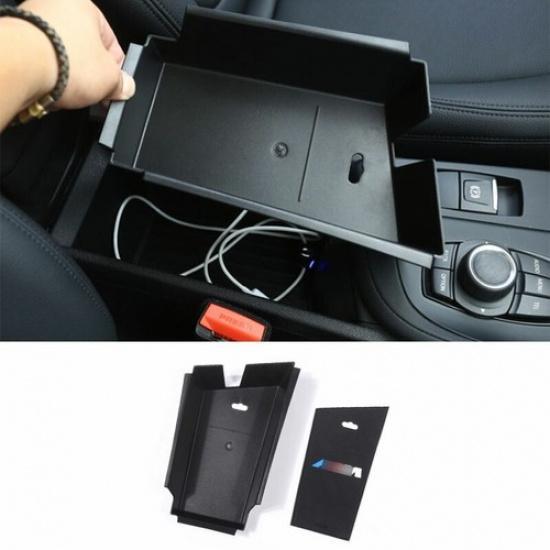 Fit For BMW X1 F48 2016-2022 ABS Black Middle Console Cigarette Lighter Trim 1X