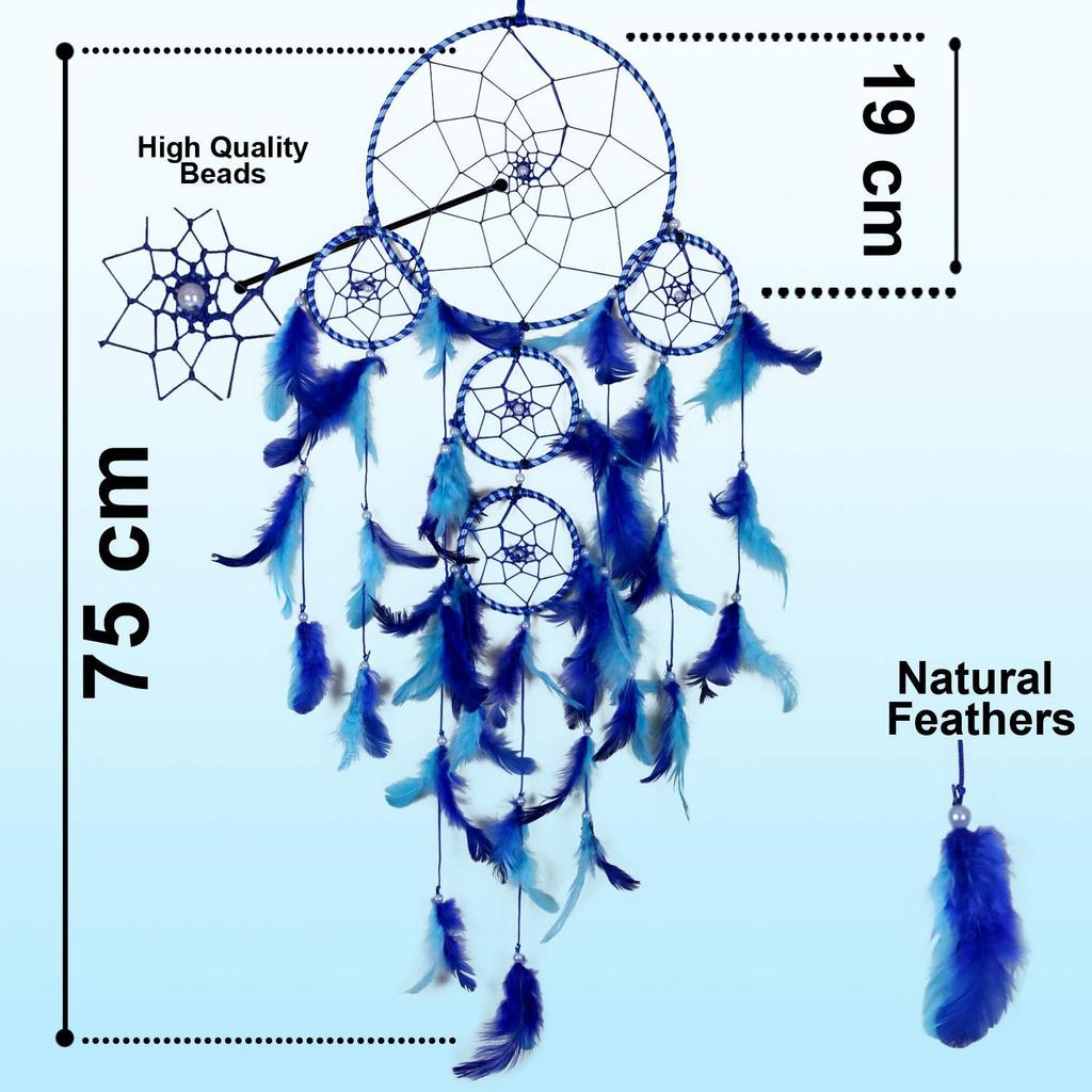 Ловец снов, Dream Catcher (75 cm, Big Blue),  Duli
