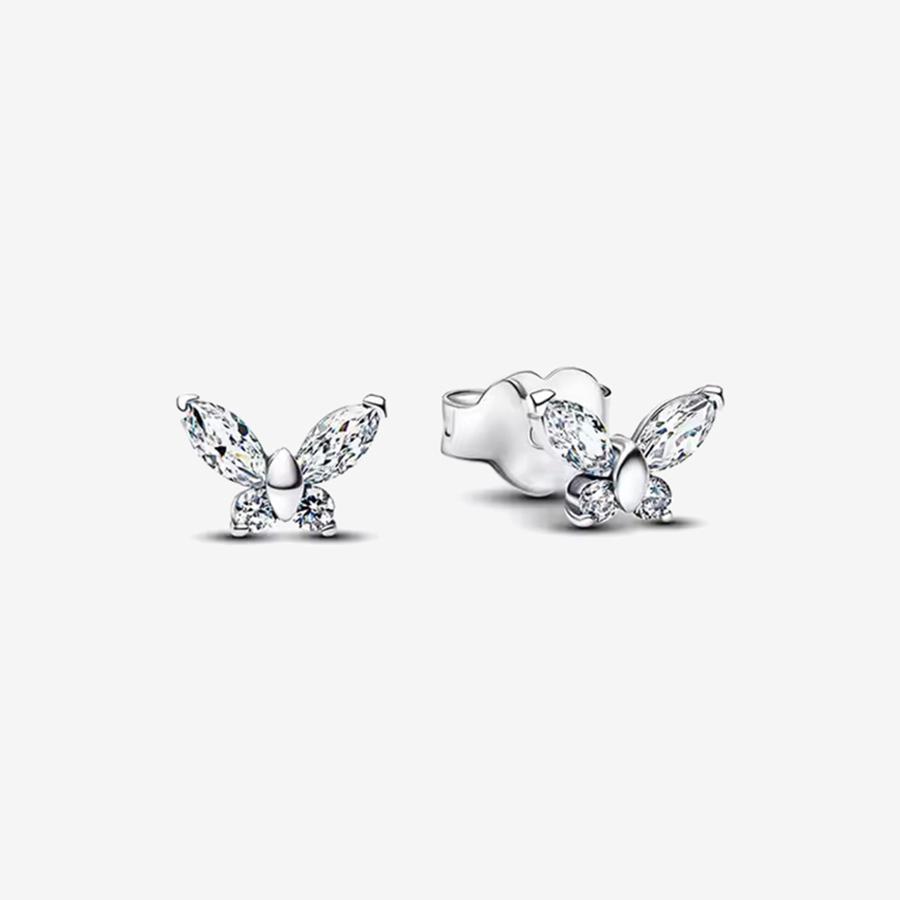 New 925 Silver Sparkling Love Heart Puppy Butterfly Beads Rose Turtle Cannibal Flower Pendant DIY Exquisite Charm Jewelry