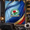 Wall Hanging Tapestry Blackburn Rovers Football Print Cloth for Living Room Bedroom Home Decor