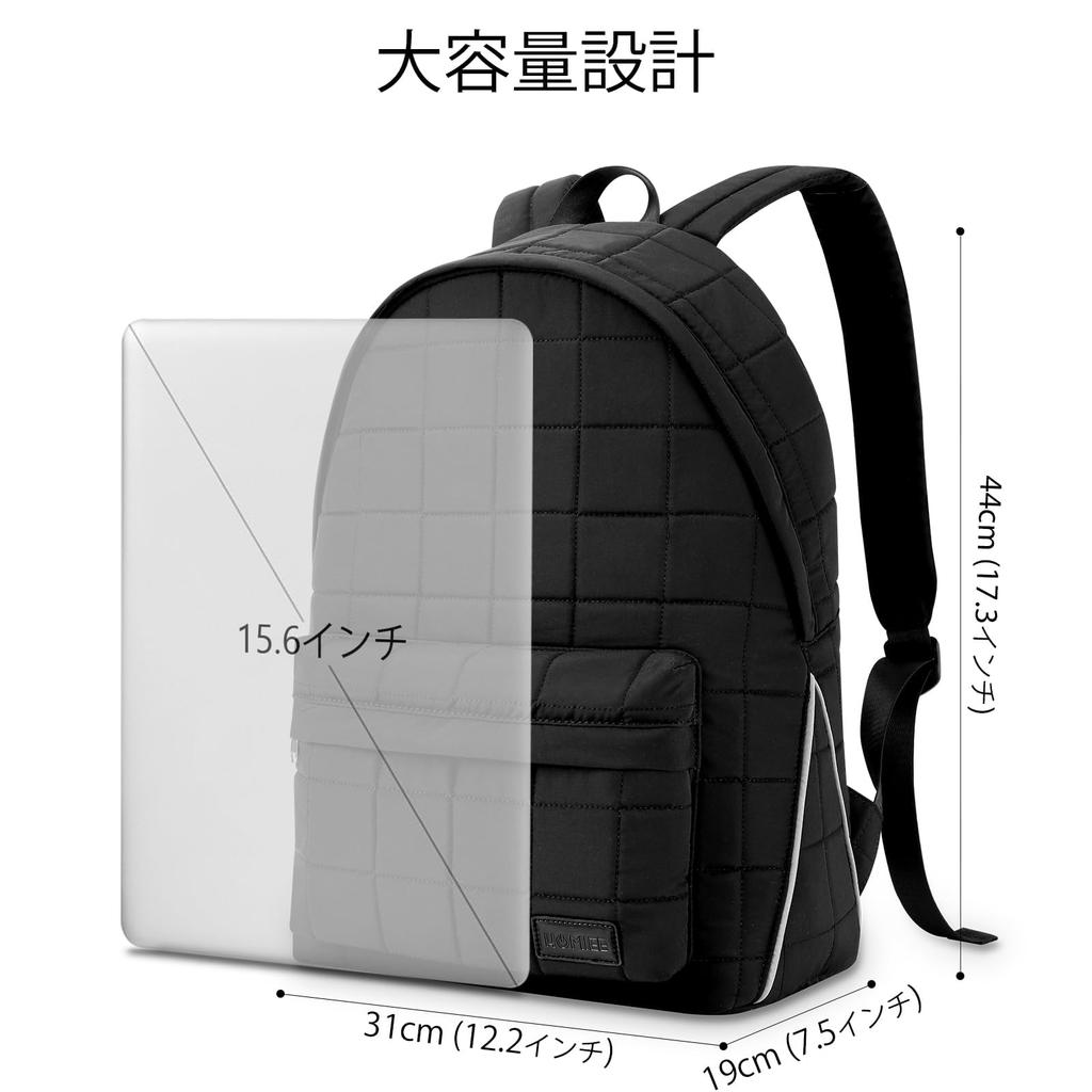 HOMIEE Fluffy Backpack for Women, Large Capacity, Quilted, Lightweight, Perfect for Commuting, Travel, and Adult Casual Use. Fits A4, Business, and