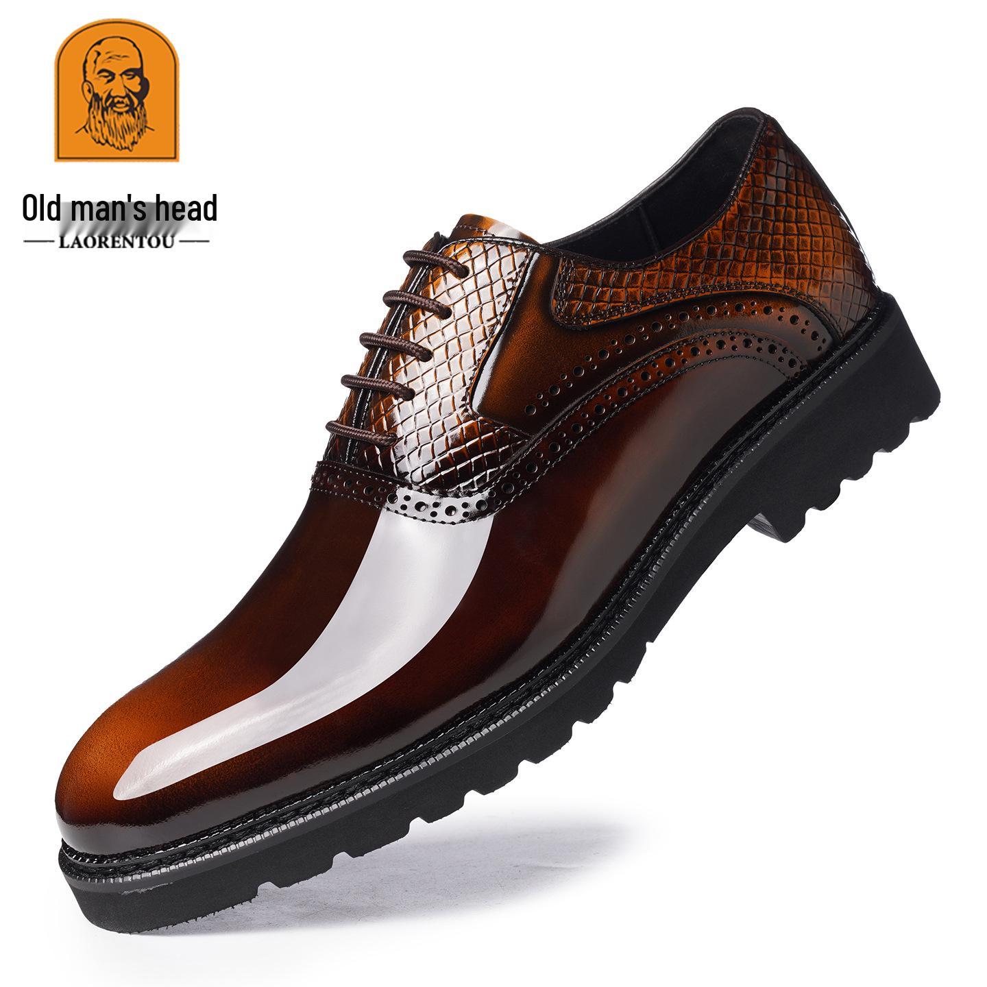 

Премиальные оксфорды ручной работы от старика - Кожа коровьей шкуры высшего слоя, Вековое мастерство 38 коричневый