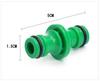 Plastic Two-Way Water Pipe Extension Connector 4-Point Quick Connect Nipple