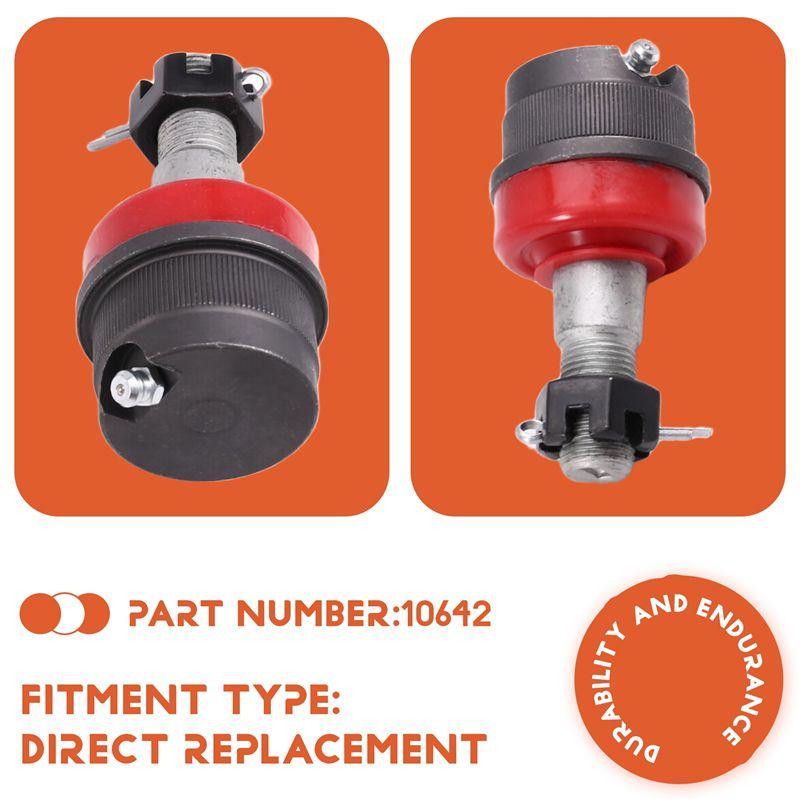 L16A-4Pcs Heavy Duty Replacement Ball Joints Set For Jeep TJ/XJ/YJ/ZJ/MJ 1987-2006