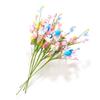 Simulated Rabbit Twig Ornament Artificial Easter Stem Bouquet Furnishing Decoration Decorative Picks Accessories