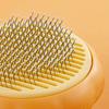 Pumpkin Pet Brush Self Cleaning Slicker Brushes for Shedding Dog Cat Grooming Comb Removes Loose Underlayers and Tangled Hair