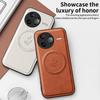 PU Leather Wireless Charging Magnetic Case for Xiaomi Poco F7 Pro / F7 Ultra Protective Cover Hard Back Shell Coque