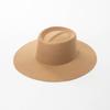 European and American Fashion Casual Crease Ring Top Big Brim Wool Top Hat British Warm Catwalk Felt Hat