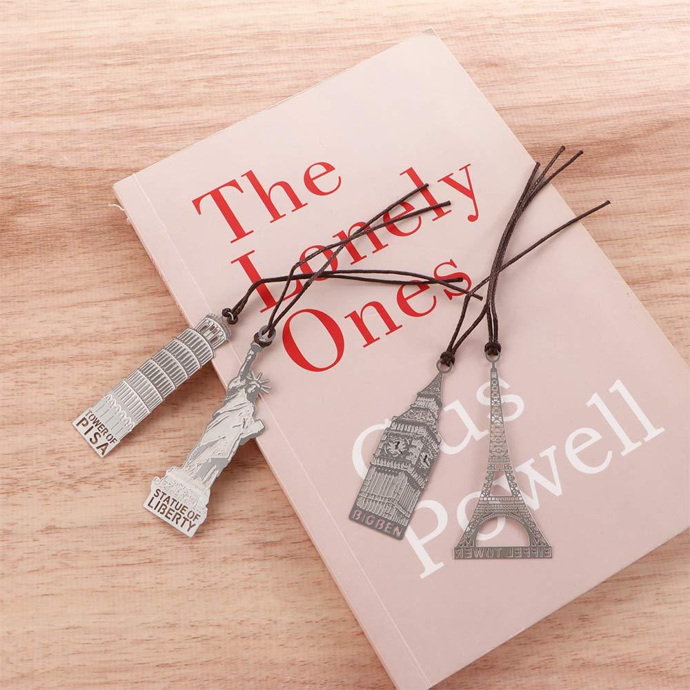 Clips Modeling Building Book Mark Metal European Bookmark Big Ben Bookmark Eiffel Tower Mark Page