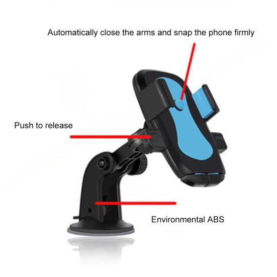 Suport rotativ pe parbriz al vehiculului cu aspirație Suport telefon auto Suport Leagăn
