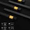 Set di bacchette in legno ZISIZ Gold Fortune