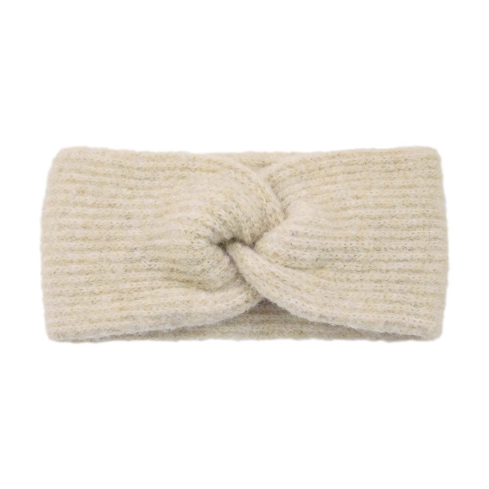 New Wide Cross Knitted Headbands For Woman Winter Solid Warm Hairband Elastic Ear Protection Headwear Girls Hair Accessories